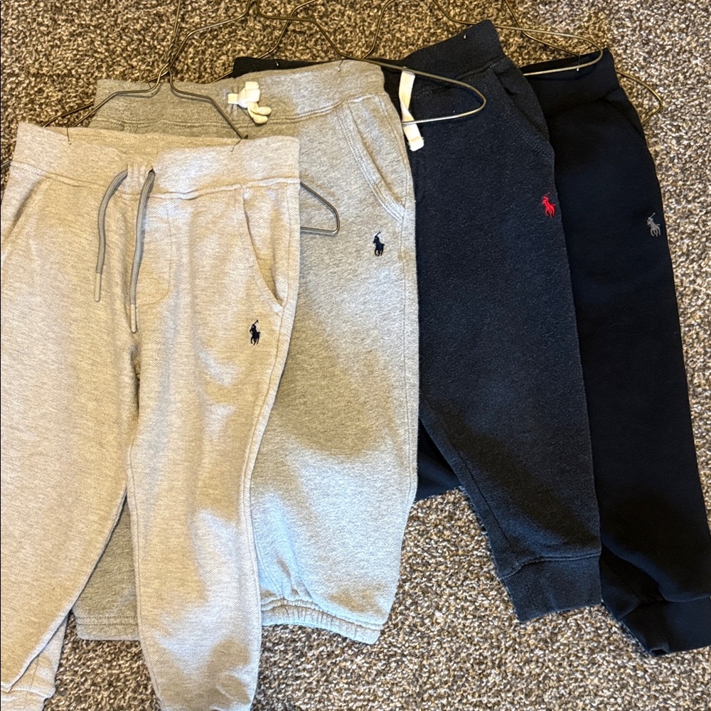 Polo by Ralph Lauren Kids' Joggers - Light Gray, Dark Gray, Navy,black